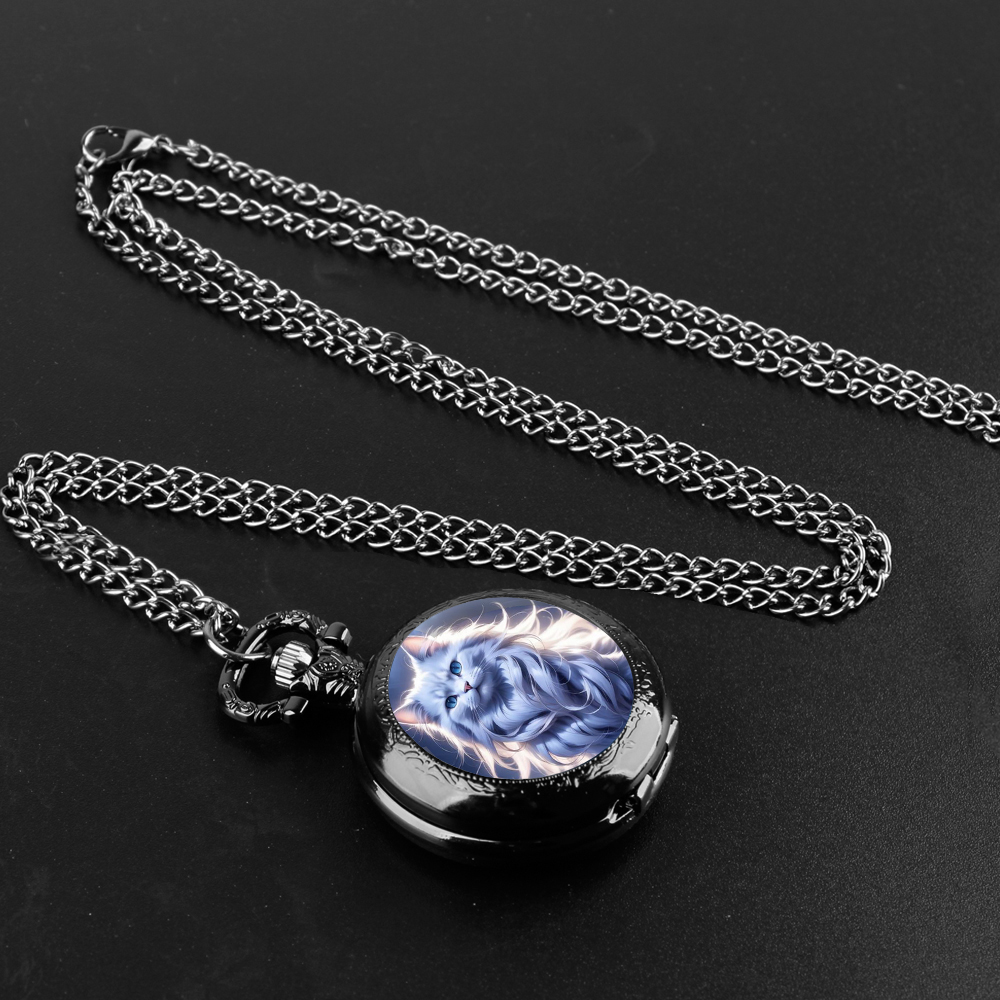 Cute kawaii Cats Graphic Glass – Unique Jewelry Watches recenzja i cena