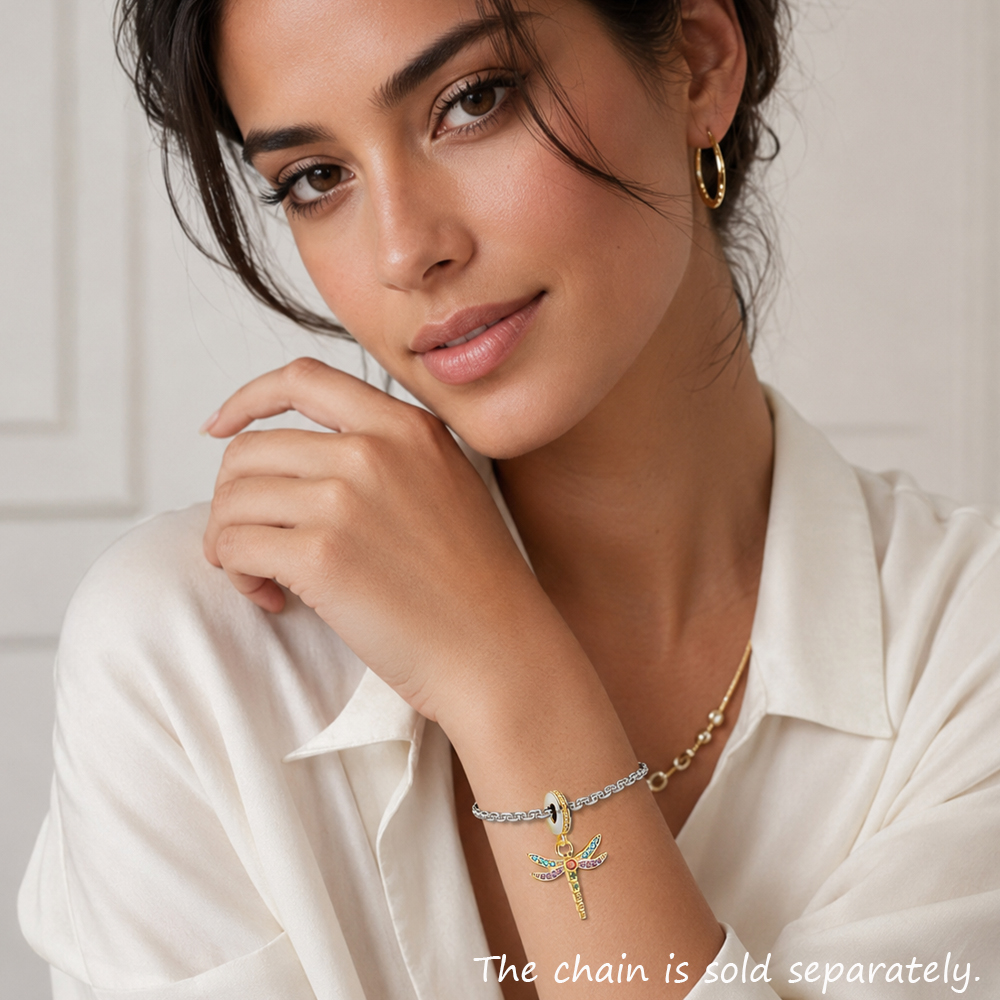 Dragonfly Charm Pendant Autumn – Paradise Jewelry & Watches Llc Photos recenzja i cena