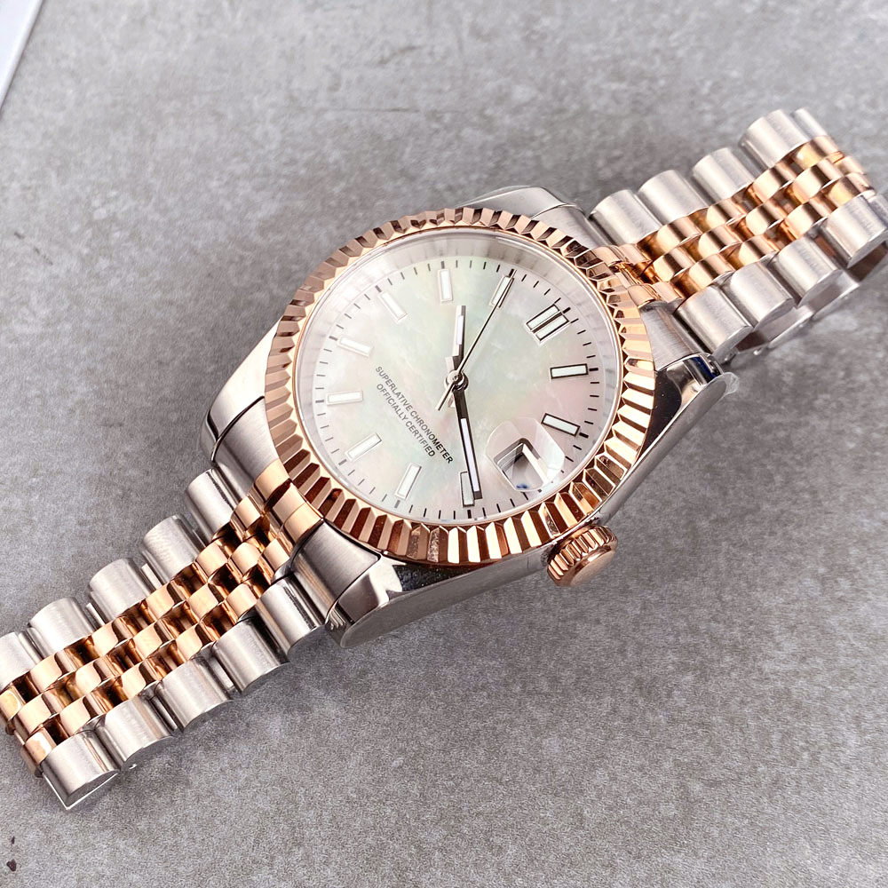 Customized Two Tone Rose Gold  – Jewelry Style Watches recenzja i cena