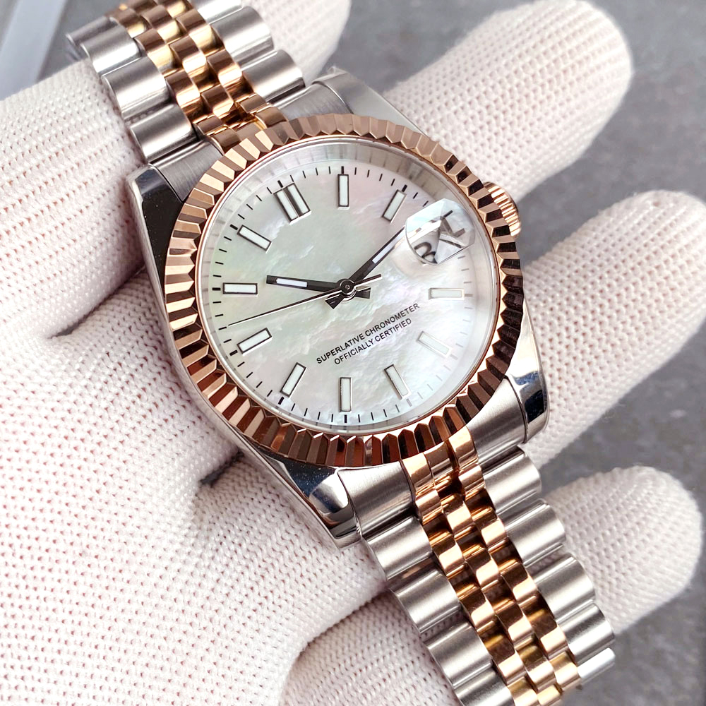 Customized Two Tone Rose Gold  – Jewelry Style Watches recenzja i cena