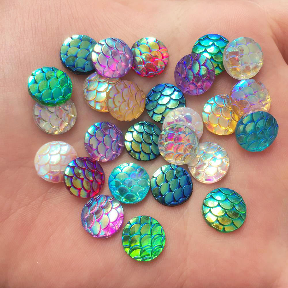 Shiny 100Pcs AB Resin 10mm Rou – Paradise Jewelry & Watches Llc Photos recenzja i cena