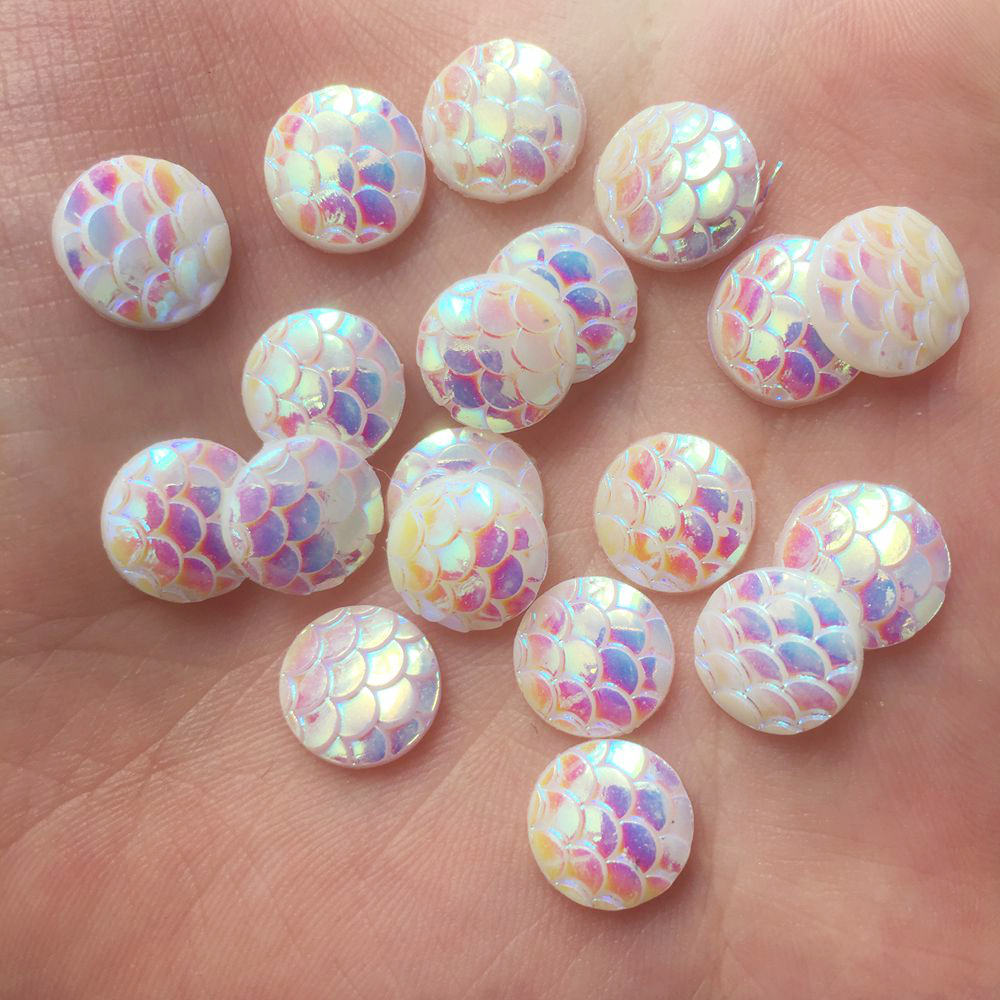 Shiny 100Pcs AB Resin 10mm Rou – Paradise Jewelry & Watches Llc Photos recenzja i cena