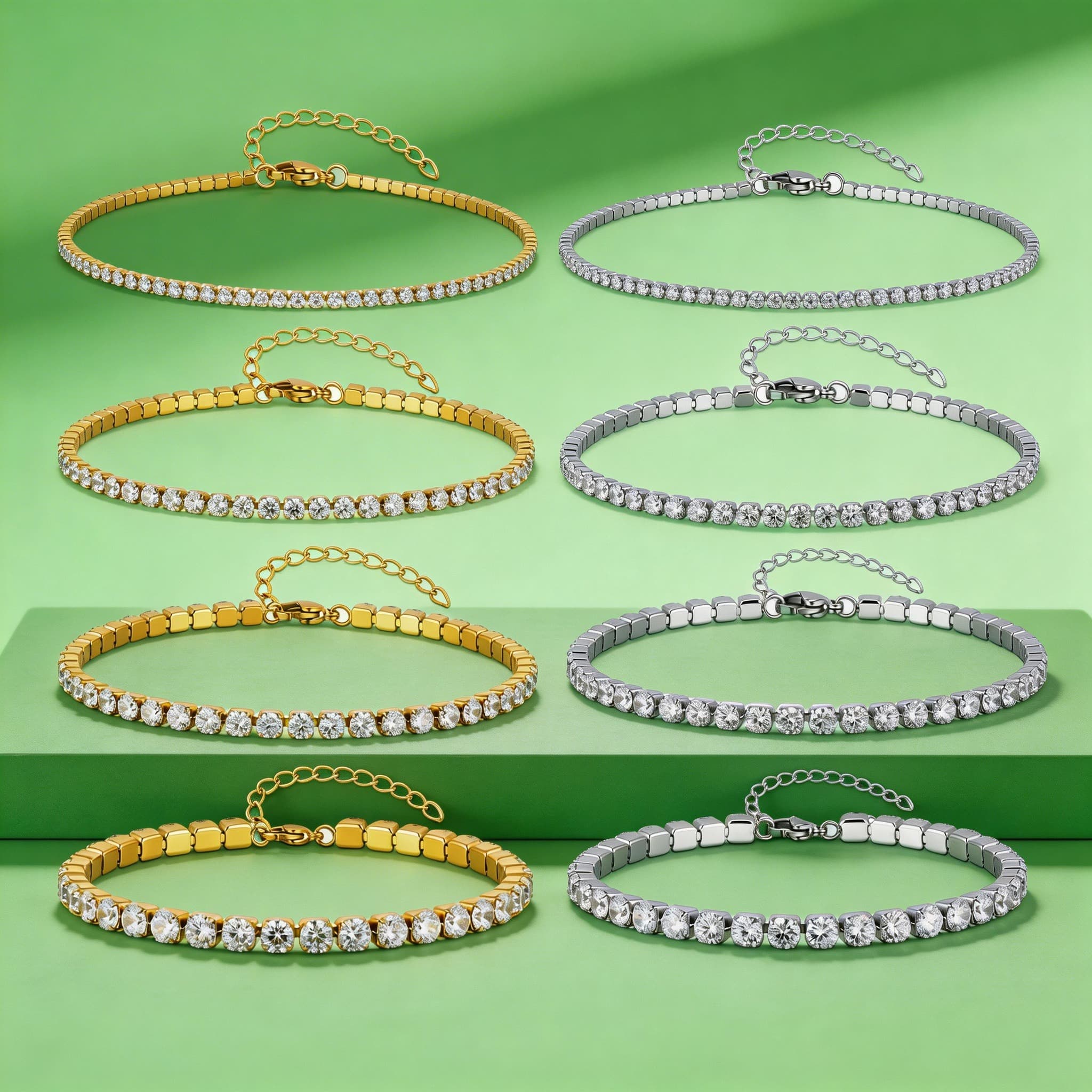 2/3/4/5MM Luxury Zircon Tennis – Jc Jewelry & Watches Photos recenzja i cena