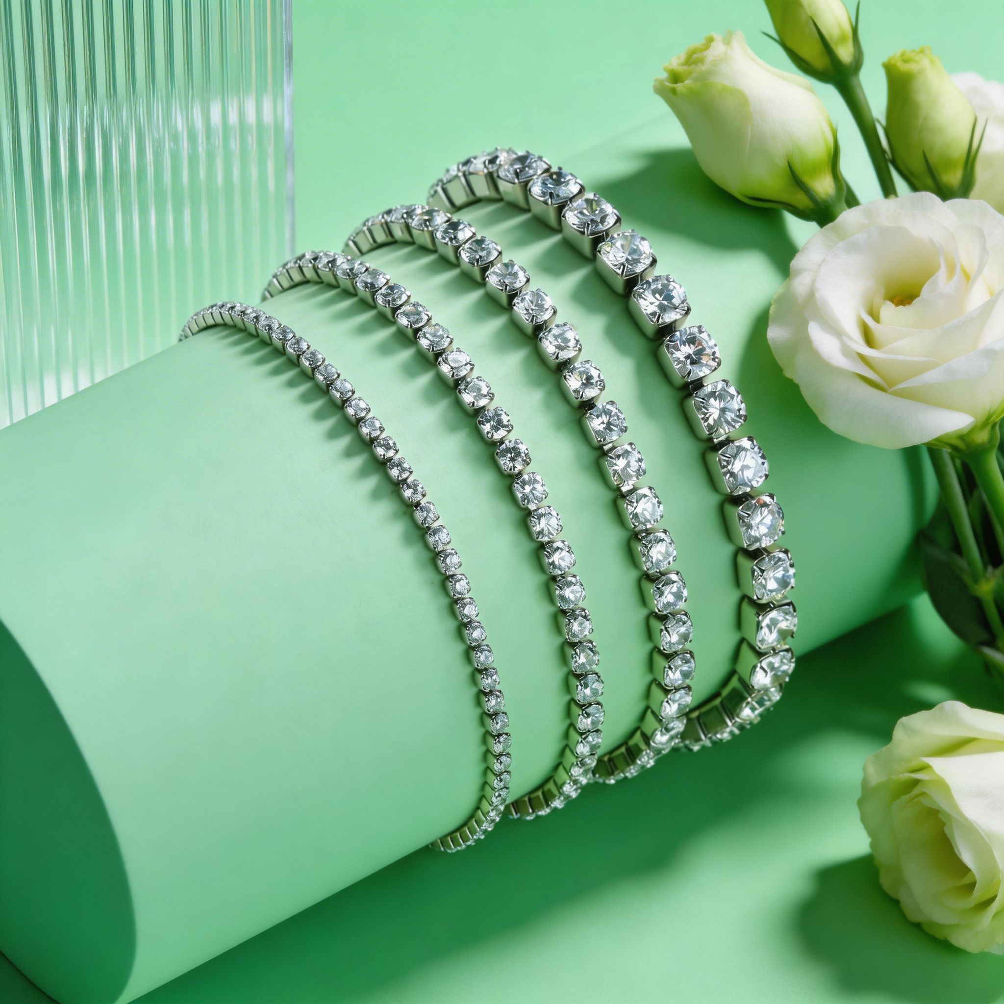 2/3/4/5MM Luxury Zircon Tennis – Jc Jewelry & Watches Photos recenzja i cena
