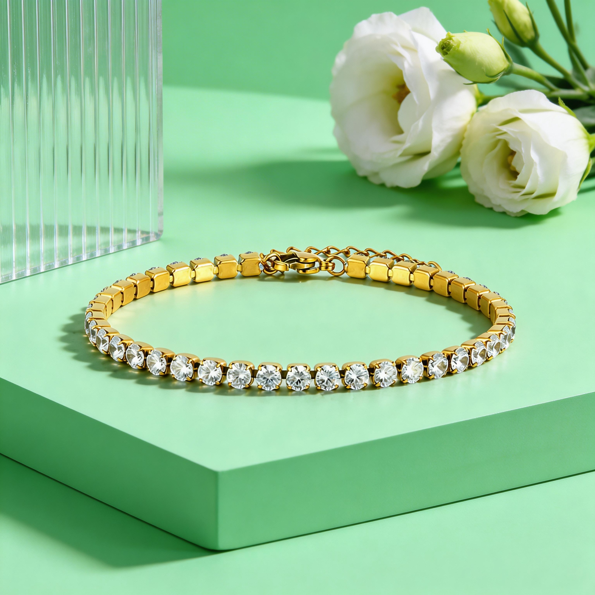 2/3/4/5MM Luxury Zircon Tennis – Jc Jewelry & Watches Photos recenzja i cena